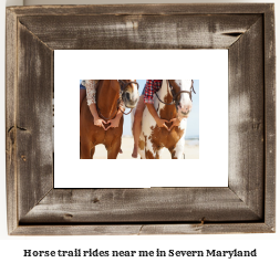 horse trail rides near me in Severn, Maryland